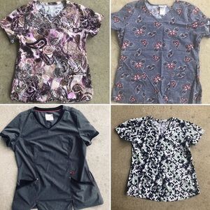 Scrub top lot // Medium